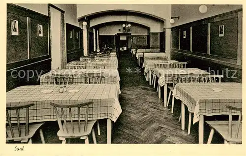 AK / Ansichtskarte Wertach Gasthof Pension Adler Innenansicht Wertach