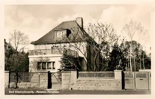 AK / Ansichtskarte Bad_Klosterlausnitz Pension Patschke Aussenansicht Bad_Klosterlausnitz