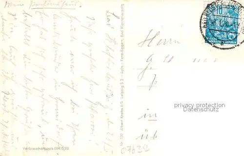 AK / Ansichtskarte Bad_Klosterlausnitz Pension Patschke Aussenansicht Bad_Klosterlausnitz