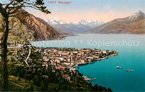 AK / Ansichtskarte Menaggio_Lago_di_Como_IT Gesamtansicht m. See 