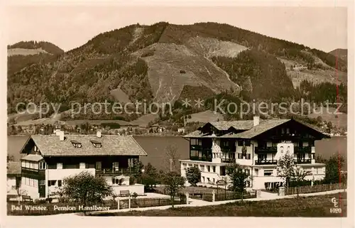 AK / Ansichtskarte Bad_Wiessee Pension Hanslbauer Aussenansicht Bad_Wiessee