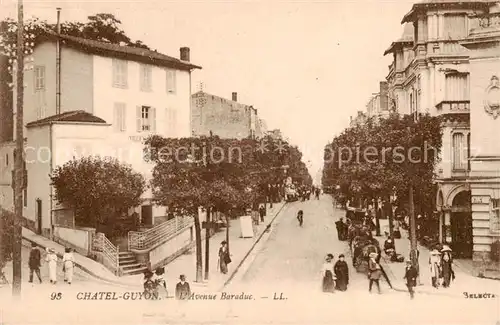 AK / Ansichtskarte Chatel Guyon L Avenue Baraduc Chatel Guyon