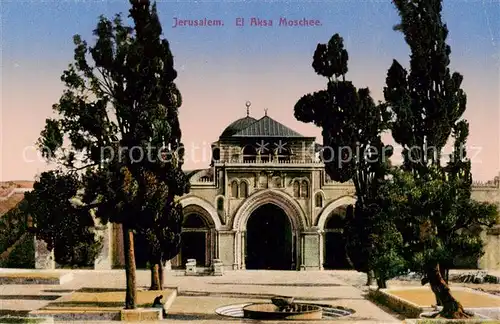 AK / Ansichtskarte Jerusalem_Yerushalayim El Aksa Moschee Jerusalem_Yerushalayim