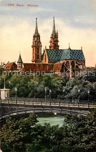 AK / Ansichtskarte Basel_BS Muenster Basel_BS