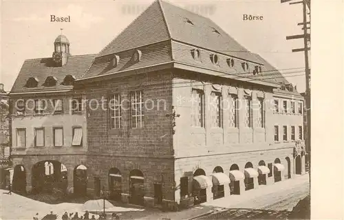 AK / Ansichtskarte Basel_BS Boerse Basel_BS