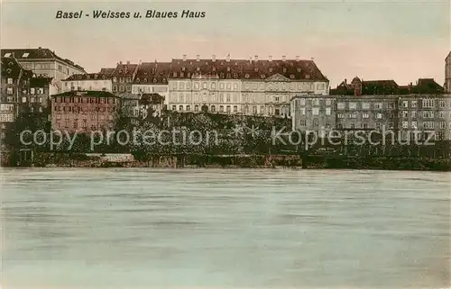 AK / Ansichtskarte Basel_BS Weisses und Blaues Haus Basel_BS