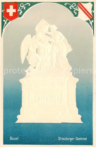 AK / Ansichtskarte Basel_BS Strassburger Denkmal Basel_BS