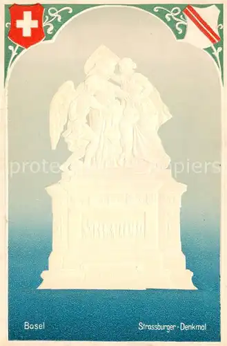 AK / Ansichtskarte Basel_BS Strassburger Denkmal Basel_BS