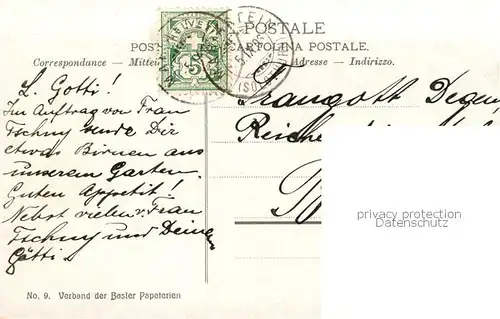 AK / Ansichtskarte Basel_BS Muenster mit Pfalz Basel_BS