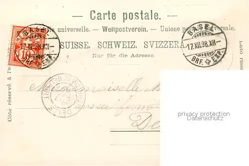 AK / Ansichtskarte Basel_BS Wettsteinbruecke mit Muenster Basel_BS