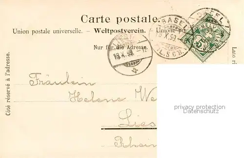 AK / Ansichtskarte Basel_BS St Jakobs Denkmal Muenster Basel_BS