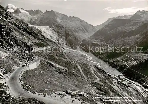 AK / Ansichtskarte Grimselstrasse Hotel Handeck Panorama Grimselstrasse
