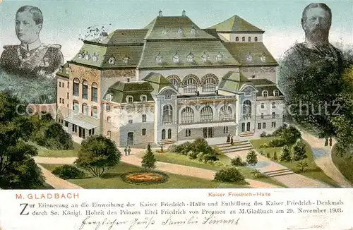 AK / Ansichtskarte Moenchengladbach Kaiser Friedrich Halle  Moenchengladbach