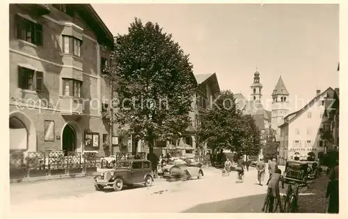 AK / Ansichtskarte Kitzbuehel_Tirol_AT Stadtpartie 
