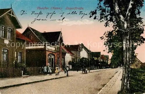 AK / Ansichtskarte Munsterlager Lagerstrasse Feldpost Munsterlager