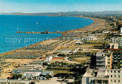 AK / Ansichtskarte Milano_Marittima Kuestenpanorama Strand Milano_Marittima