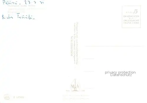 AK / Ansichtskarte Plumsjochhuette_1617m_Garmisch Partenkirchen gegen Gamsjoch und Falkengruppe Karwendelgebirge 