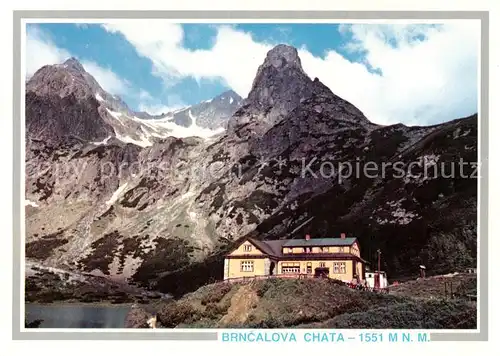 AK / Ansichtskarte Hohe_Tatra Brncalova Chata Berghaus Hohe_Tatra