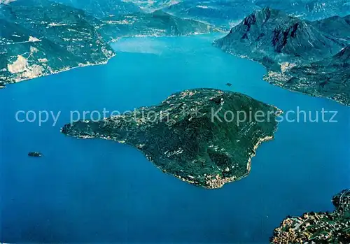 AK / Ansichtskarte Lago_d_Iseo_IT San Paolo Montisola Lo Reto veduta aerea 