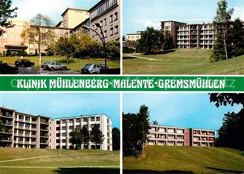 AK / Ansichtskarte Malente Gremsmuehlen Klinik Muehlenberg Malente Gremsmuehlen