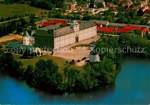AK / Ansichtskarte Schleswig_Schlei Schloss Gottorf mit Burgsee Schleswig_Schlei