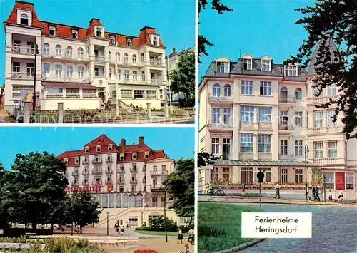 AK / Ansichtskarte Heringsdorf__Ostseebad_Usedom Ferienheime 