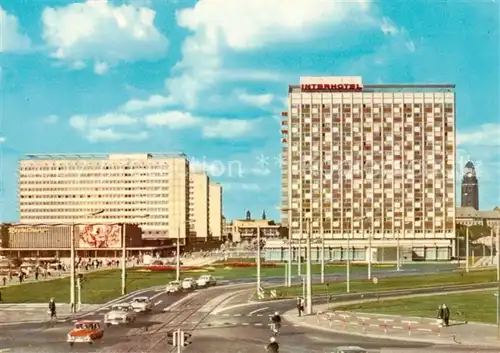 AK / Ansichtskarte Dresden_Elbe Interhotel Prager Strasse 