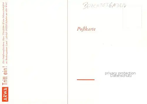 AK / Ansichtskarte Berchtesgaden Arwa Feinstrumpffabrik Berchtesgaden