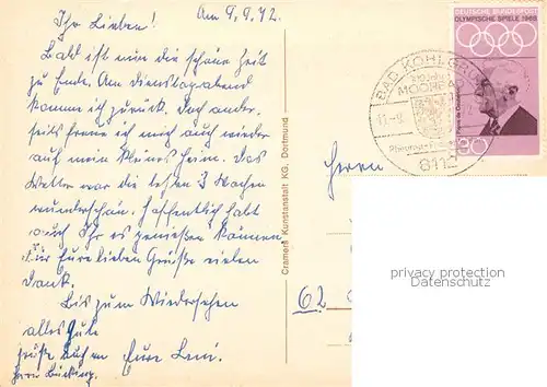 AK / Ansichtskarte Bad_Kohlgrub Panorama Ortsmotive Kirche Schule Bad_Kohlgrub