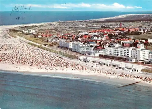 AK / Ansichtskarte Borkum Nordseeinsel Heilbad Strand Borkum