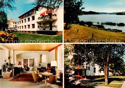 AK / Ansichtskarte Moelln__Lauenburg Rehabilitationsstaette Lehmrade Uferpartie am See 