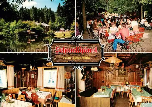 AK / Ansichtskarte Zwieselerwaldhaus Ausflugsgaststaette Cafe Schwellhaeusl Bayerischer Wald 