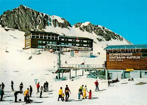 AK / Ansichtskarte Kaprun Schmiedinger Gratbahn Kaprun Bundessportheim Kitzsteinhorn Kaprun