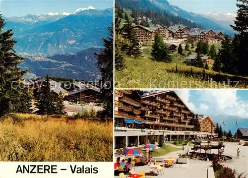 AK / Ansichtskarte Anzere Wintersportort Alpen Hotels Alpenpanorama Anzere