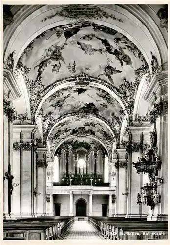 AK / Ansichtskarte St_Gallen_SG Kathedrale St_Gallen_SG