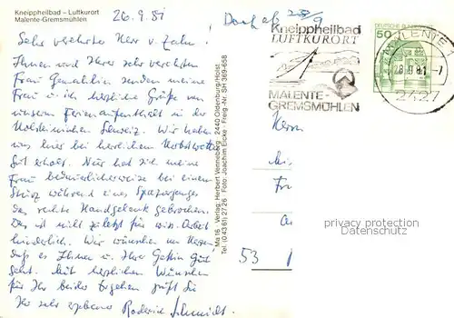 AK / Ansichtskarte Malente Gremsmuehlen Fliegeraufnahme Malente Gremsmuehlen