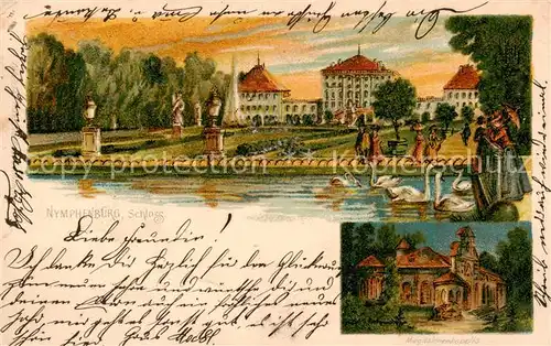 AK / Ansichtskarte Nymphenburg_Muenchen Schloss Nymphenburg   Magdalenenkapelle 