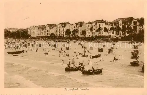 AK / Ansichtskarte Bansin_Ostseebad Am Strand Bansin_Ostseebad