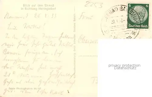 AK / Ansichtskarte Bansin_Ostseebad Strand Panorama Bansin_Ostseebad