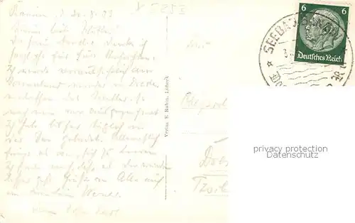 AK / Ansichtskarte Bansin_Ostseebad Blick v. Langenberg Bansin_Ostseebad