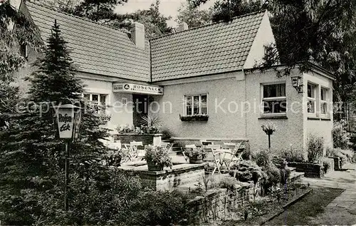 AK / Ansichtskarte Schlangen_Lippe Restaurant Cafe Roseneck Aussenansicht m. Terrasse Schlangen_Lippe