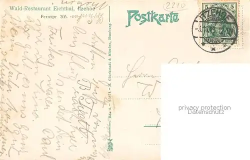 AK / Ansichtskarte Itzehoe Wald Restaurant Eichthal Aussenansicht Itzehoe