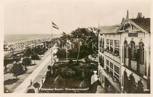 AK / Ansichtskarte Bansin_Ostseebad Strandpromenade Bansin_Ostseebad