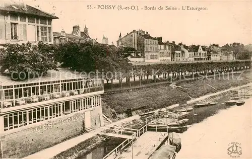 AK / Ansichtskarte Poissy_78 Bords de Seine   L Esturgeon 