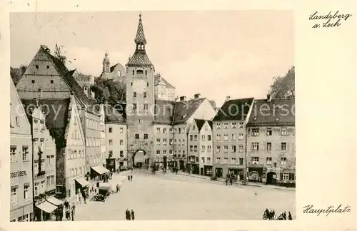 AK / Ansichtskarte Landsberg_Lech Hauptplatz Landsberg_Lech