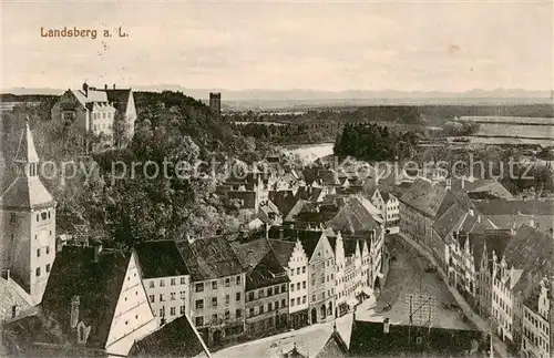 AK / Ansichtskarte Landsberg_Lech Teilansicht Landsberg_Lech