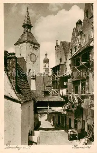 AK / Ansichtskarte Landsberg_Lech Herrenviertel Landsberg_Lech