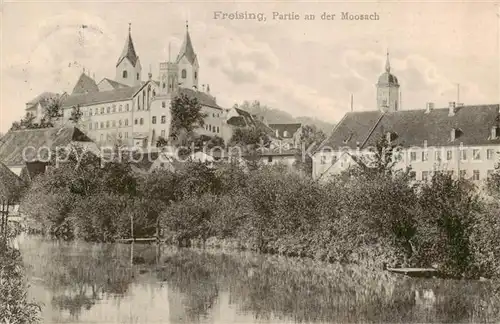 AK / Ansichtskarte Freising_Oberbayern Partie a. d. Moosach Freising Oberbayern