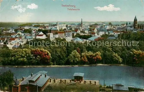 AK / Ansichtskarte Insterburg_Tschernjachowsk_RU Totalansicht Feldpost 