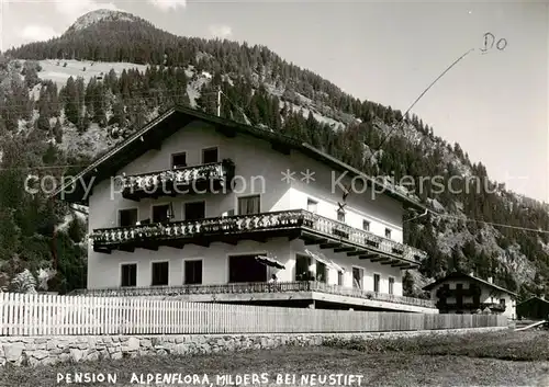 AK / Ansichtskarte Milders Pension Alpenflora Aussenansicht Milders